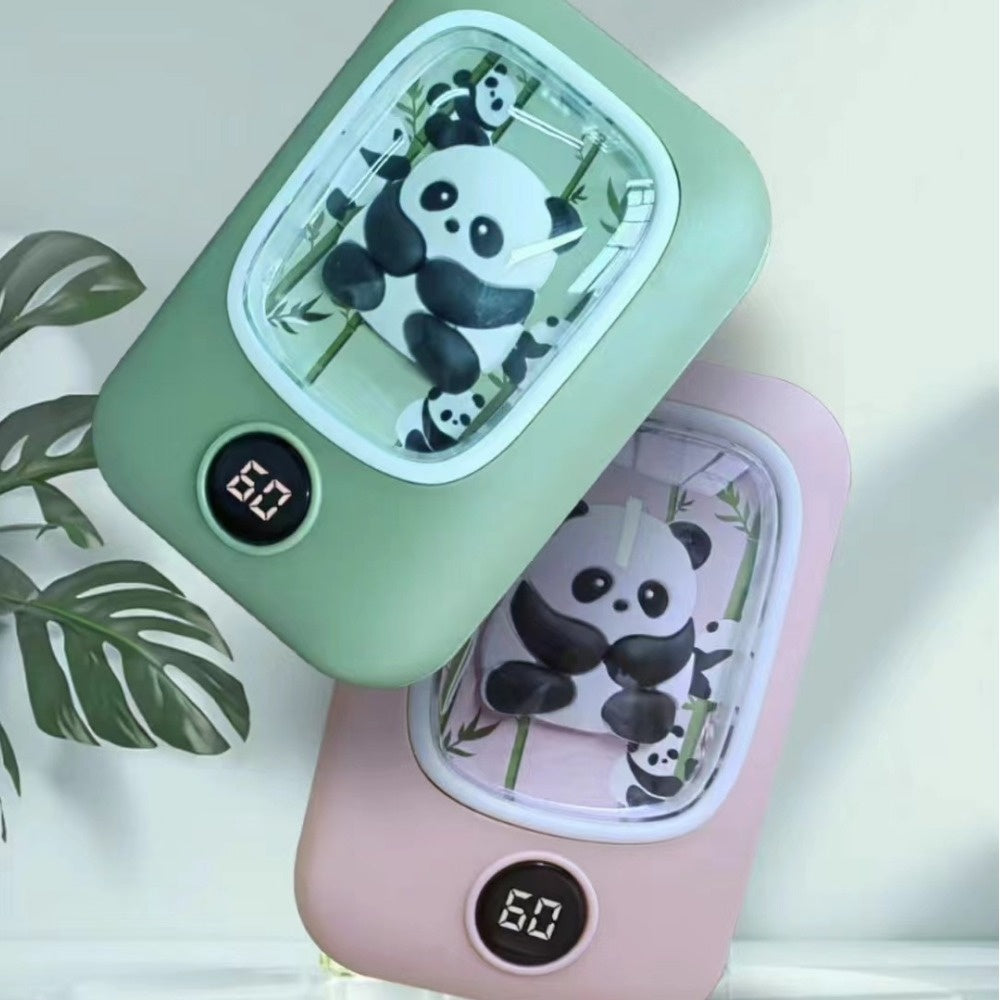 Calentador de manos Panda recargable con 3 temperaturas