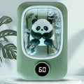 Calentador de manos Panda en verde
